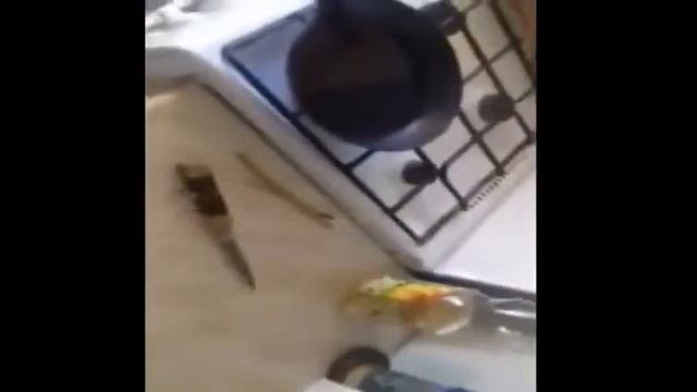 Что будет если в кипящее масло налить води ? смотреть онлайн