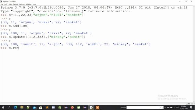 Set add update and delete operations смотреть онлайн