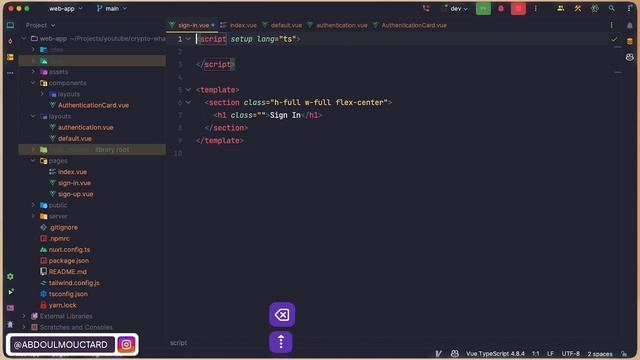 Crypto trading Dashboard: Login & Sign Up | Nuxt, Vuejs 3 & tailwindcss смотреть онлайн