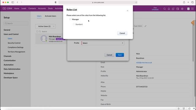 How To Add Users To Zoho CRM смотреть онлайн