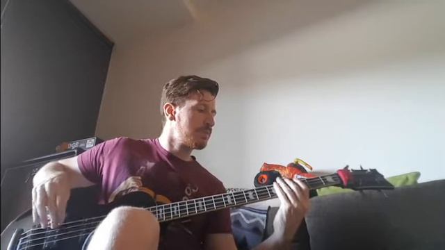 Anywhere but Here - bass play thru (LTD EC-404 DI'ed into interface) смотреть онлайн