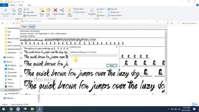 How to Install Custom Fonts on Windows Computer смотреть онлайн