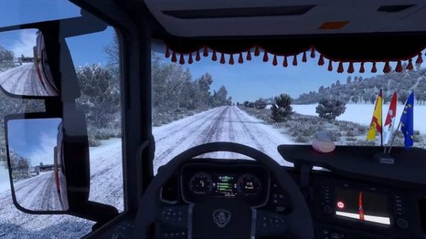 [TS-PC] ETS2 4K | GRAND UTOPIA | SCANIA 770ST (open pipe) | CASTELNOIR - GAVROCHE | SNOW