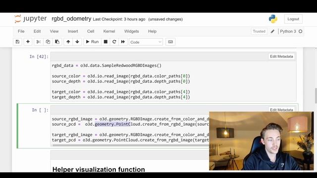 Visual Odometry with RGBD Images in Open3D - Intel RealSense and PrimeSense Cameras смотреть онлайн