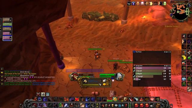 WoW Classic SoD level 40 fury prot warrior pve Uldaman partial run 8 смотреть онлайн