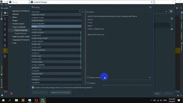 How to Install Numpy in Pycharm смотреть онлайн