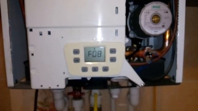 Газовый котёл Baxi настройка мощности. смотреть онлайн
