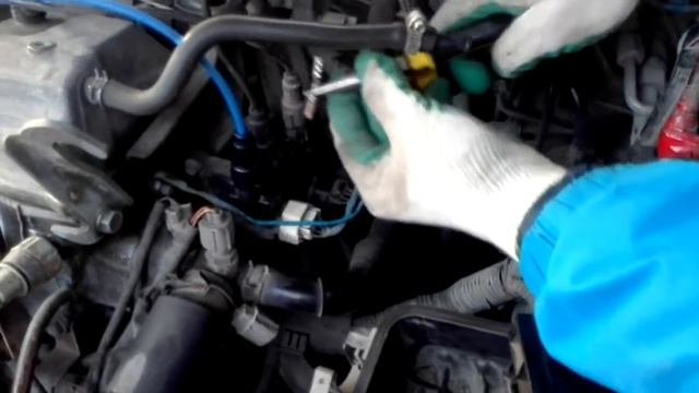 Замена оригинальных бронепроводов Toyota на NGK Toyota Camry SV41 смотреть онлайн