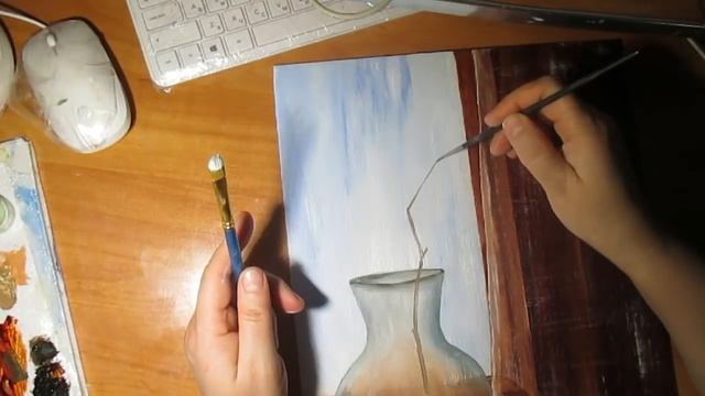 Физалис написать маслом . смотреть онлайн