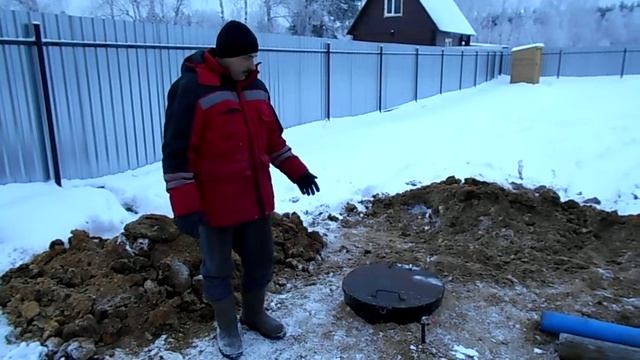 Бурение скважины зимой. Отзыв. смотреть онлайн