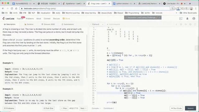 Leetcode 403.Frog Jump смотреть онлайн