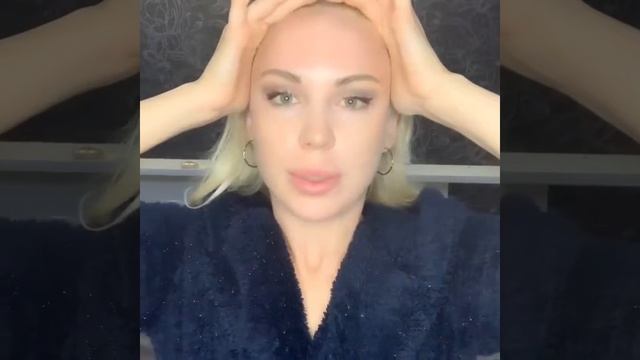 Массаж лица.Горизонтальные морщины лба