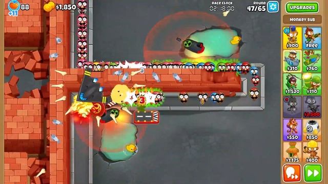 Out Of Bricks, Out Of Sight | Bloons TD 6 (BTD6) Easy Race Tutorial (Mobile Friendly; No MK) смотреть онлайн