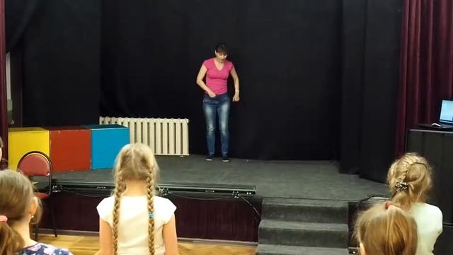 Актерский трениг в студии. Ритмика. смотреть онлайн