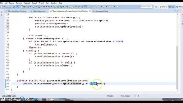 StatelessSession in hibernate example