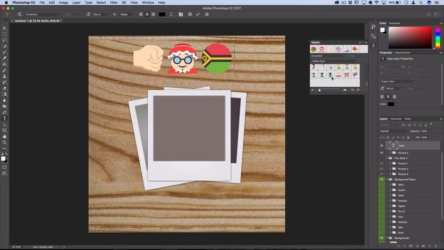 What's New in Adobe Photoshop CC 2017 Update Tutorial - (Features: Search bar, Templates, Emojis) смотреть онлайн