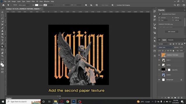How to Create a Stretched Text Effect for Poster Design in Photoshop [Free FIle]- Photoshop Tutoria смотреть онлайн