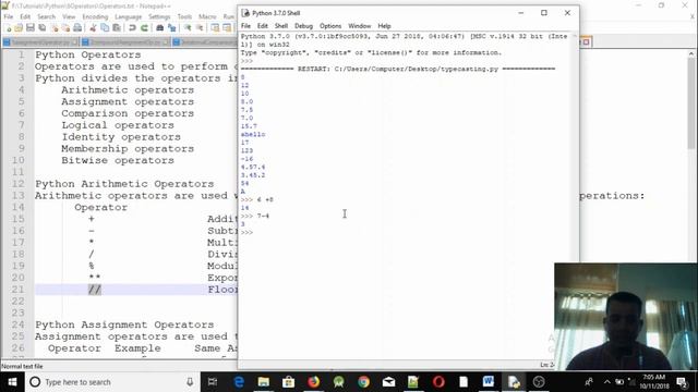 Lecture 8: Python Arithmetic Operators Programming Tutorial in Amharic | በአማርኛ смотреть онлайн