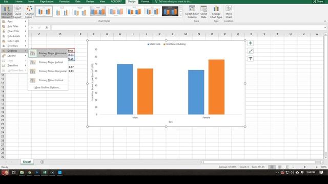 APA 2x2 Factorial Bar Graph Excel Tutorial (Part 1 of Factorial Series) смотреть онлайн