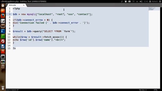 PHP MySQLi Tutorial Object Oriented Query (OOP) Example смотреть онлайн