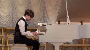 Бах трех голосная инвенция Си минор