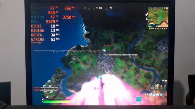 Fortnite - Athlon 3000G - Vega 3 - 8 GB De RAM