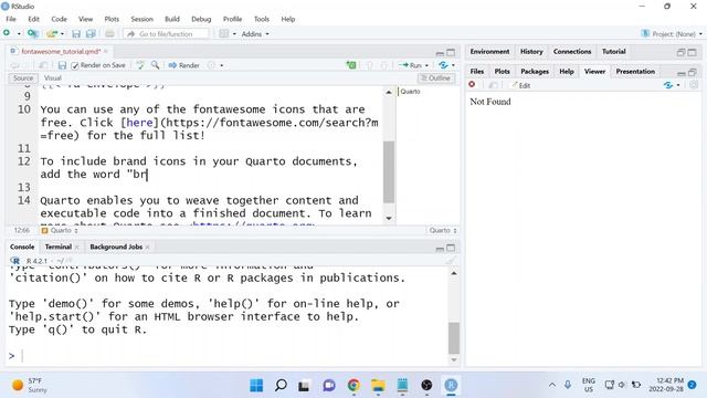 How to include fontawesome icons in Quarto documents: basic styling AND special effects смотреть онлайн