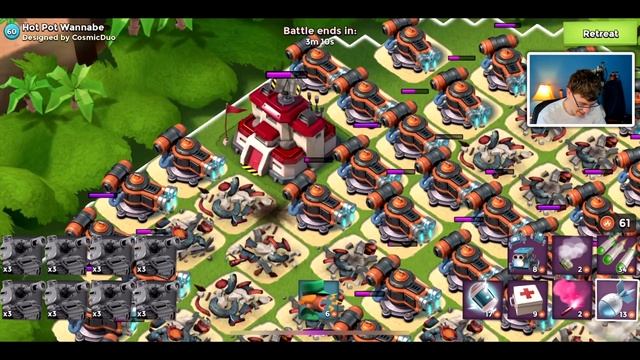 Boom Beach EVERY SINGLE TROOP vs Only Flamethrower BASE! смотреть онлайн