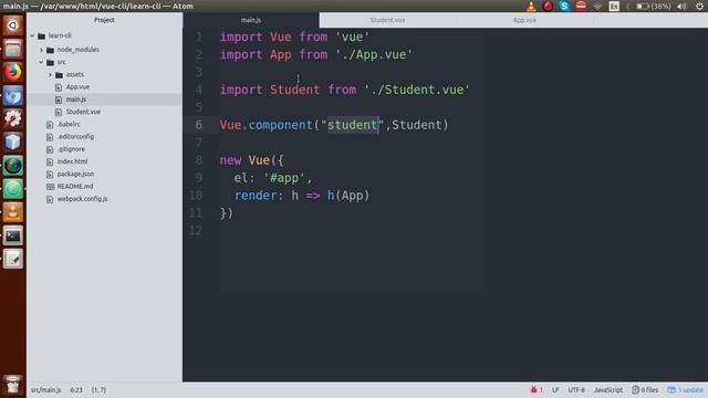 VueJs 2 Tutorial for beginners in HINDI | ENGLISH(#24) Define Components in Vue CLI (Global & Local смотреть онлайн