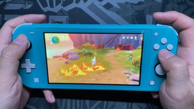Genshin Impact Gameplay On Nintendo Switch LITE смотреть онлайн