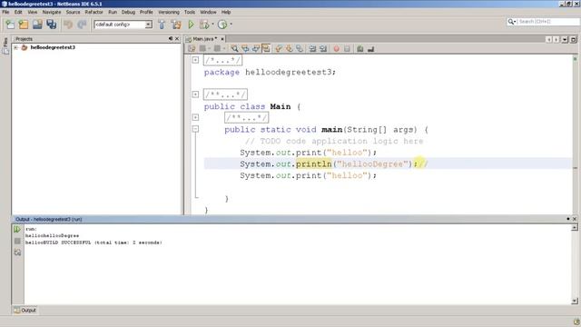 Printing an Output from a Java Program (Lesson 4) смотреть онлайн