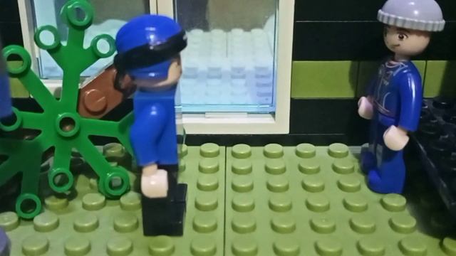 Лего анимация "Новогодние приключение".( stop motion animation ). смотреть онлайн