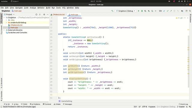 The Singleton design pattern using C++ смотреть онлайн