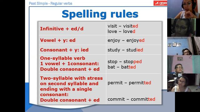 class 9 simple past affirmative and negative смотреть онлайн