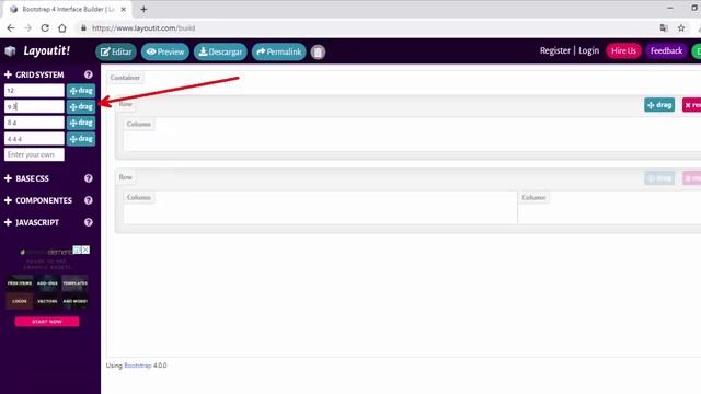 Crear template html y bootstrap con sólo arrastrar elementos (aprendices bootstrap)) смотреть онлайн