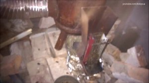 Rocket stove pellet / Печь ракета на пеллетах для отопления гаража.