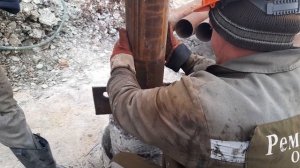 Бурение артезианской скважины ударно-канатным способом. Буровой станок УГБ-3УК (УКС-22М)