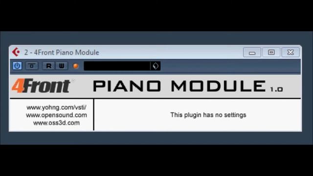4Front Piano Module 1 0 by Yohng / 4 front Technologies смотреть онлайн
