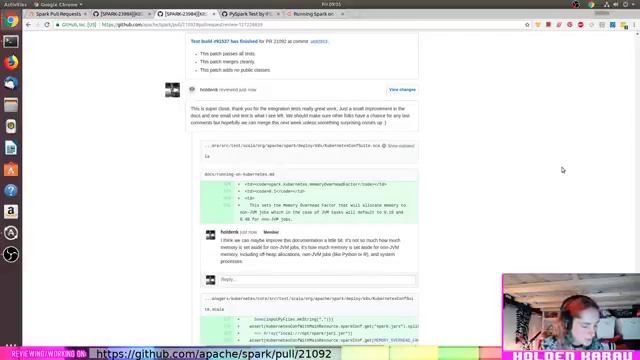 Live Apache Spark Code Review - PySpark K8s & Improved JSON support смотреть онлайн