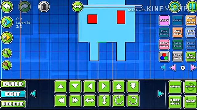 Geometry Dash/Гайд как сделать Скин/(2 скина)!!! смотреть онлайн