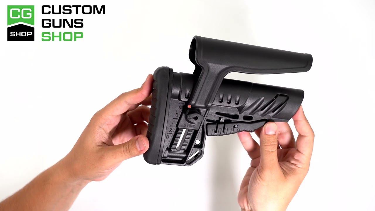 ТЕЛЕСКОПИЧЕСКИЙ ПРИКЛАД TBS SHOCK DLG со щекой. смотреть онлайн