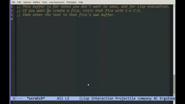 Изучаем Emacs. Эпизод 01