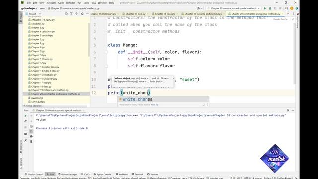 Constructor in Python __init__(self) | Learn Special Methods in Python| Chapter 20 смотреть онлайн