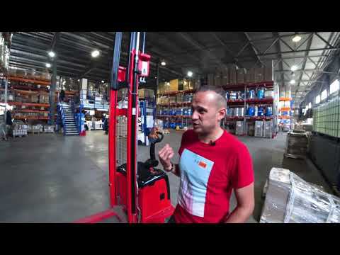 Обзор самоходного штабелера Veni KMS