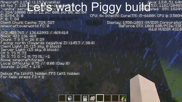 Piggy all day building this Lava Waterfall Glass Tower! (minecraft java) смотреть онлайн
