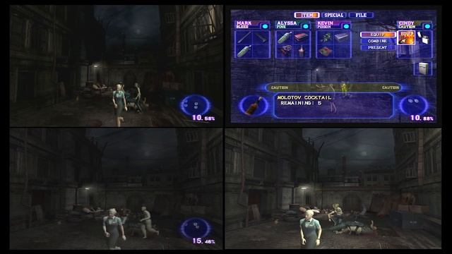 Resident Evil Outbreak - Outbreak Very Hard Online (4-player split screen) смотреть онлайн