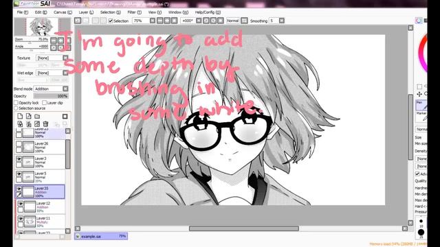 TUTORIAL: How to Use Screentones in Paint Tool Sai смотреть онлайн
