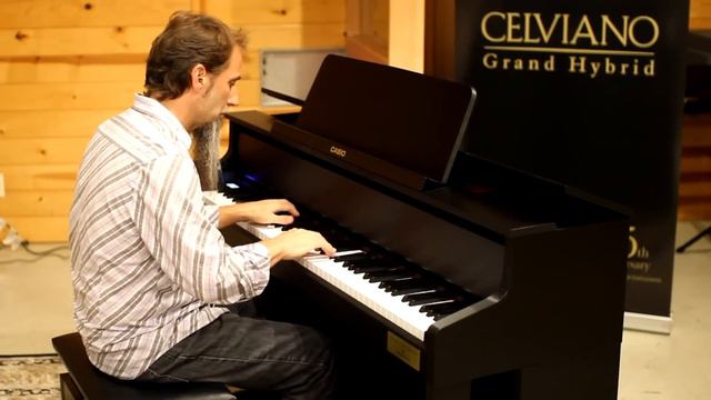Steve Weingart plays the Casio Celviano Grand Hybrid смотреть онлайн