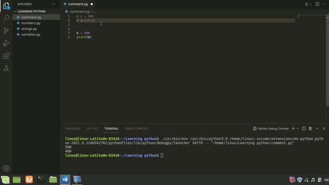 python tutorial for beginners #4 - comment in python [What is comment in python] смотреть онлайн