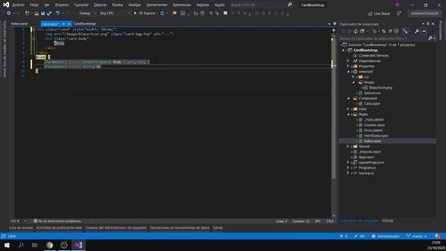 Blazor Card with Bootstrap 4 Part 1 смотреть онлайн